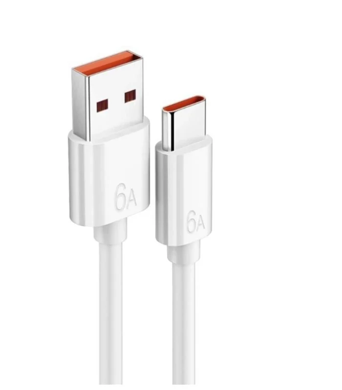 Fast Charging Cable Flexible Type C Cable Type C to USB A Charging Cable and Data Cable 40Mbps Speed Mobile Accessory